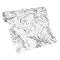 Tapete Vlies ELLE Blumen Floral Grau Weiß 10202-10 -Tapetengeschäft Tapete Vlies ELLE Blumen Floral grau weiss 10202 10 63210328 4