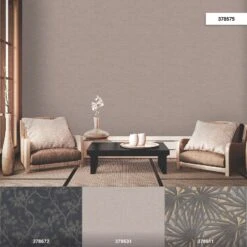 Tapete Vlies Einfarbig Meliert Braun Metallic 37857-5 -Tapetengeschäft Tapete Vlies Einfarbig Meliert braun Metallic 37857 5 63206678 4