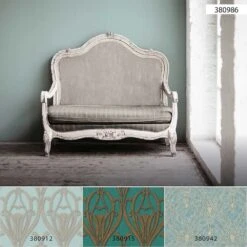 Tapete Vlies Einfarbig Streifen Türkis 38098-6 11 Tapete Vlies Einfarbig Streifen Türkis 38098-6 -Tapetengeschäft Tapete Vlies Einfarbig Streifen tuerkis 38098 6 63209853 1