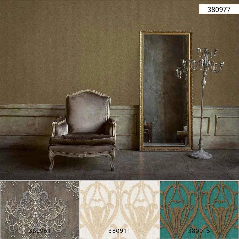 Tapete Vlies Einfarbig Struktur Glitzer Gold 38097-7 7 Tapete Vlies Einfarbig Struktur Glitzer Gold 38097-7 – Bild 5