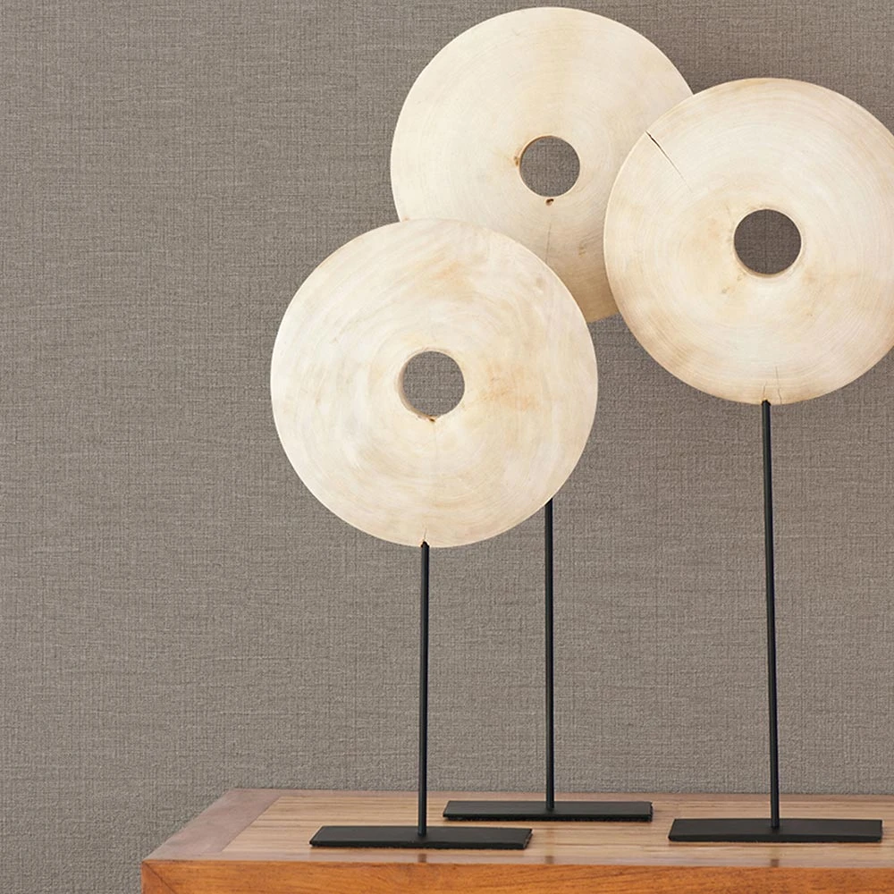 Tapete Vlies Einfarbig Textil Braun 10215-37 3 Tapete Vlies Einfarbig Textil Braun 10215-37