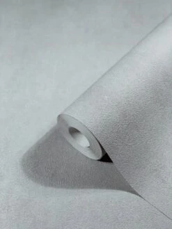 Tapete Vlies Einfarbig Textil Grau Glanz 32715 -Tapetengeschäft Tapete Vlies Einfarbig Textil grau Glanz 32715 63208523 2