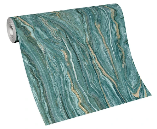 Tapete Vlies Elle Marmor-Design Grün Blau Gold 10149-36 5 Tapete Vlies Elle Marmor-Design Grün Blau Gold 10149-36 – Bild 3