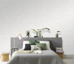 Tapete Vlies Elle Wellen-Optik Hellgrau Glitzer 10151-31