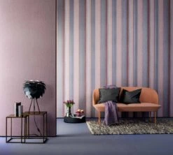 Tapete Vlies Gestreift Punkte Violett Metallisch 30444 -Tapetengeschäft Tapete Vlies Gestreift Punkte violett metallisch 30444 192045 1