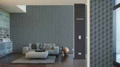 Tapete Vlies Grafisch Grau Livingwalls 96255-2 5 Tapete Vlies Grafisch Grau Livingwalls 96255-2 -Tapetengeschäft Tapete Vlies Grafisch grau Life 3 96255 2 150729 1