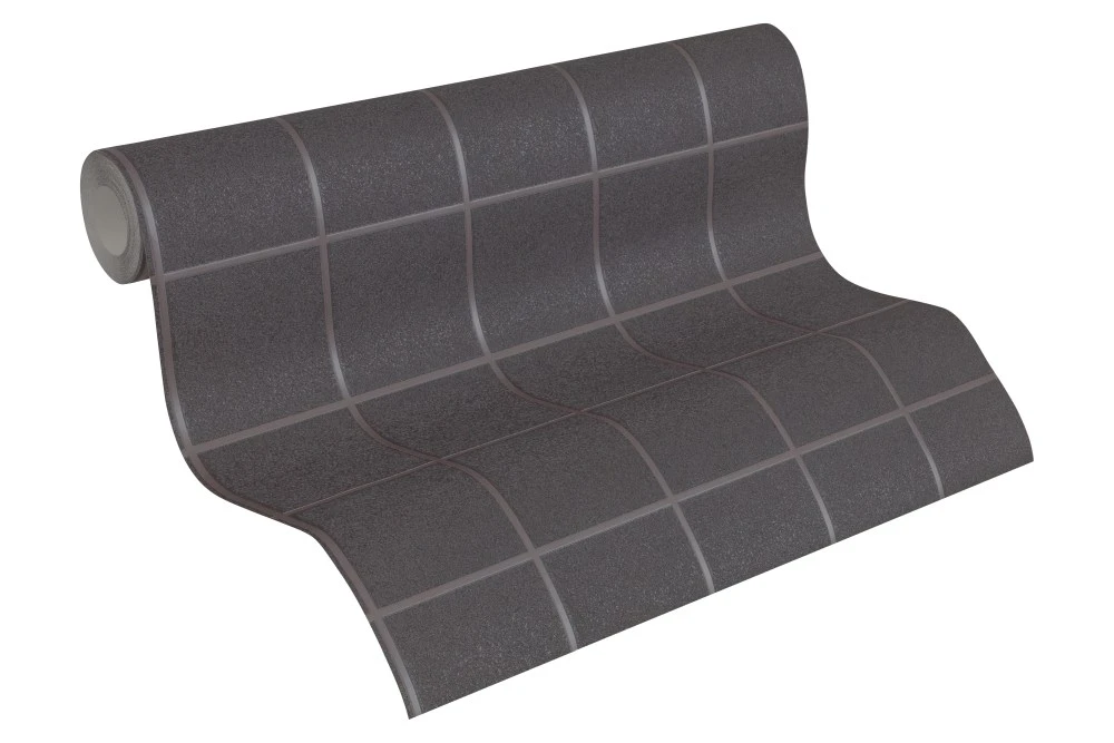 Tapete Vlies Kacheln Anthrazit Architects Paper 30672-1 4 Tapete Vlies Kacheln Anthrazit Architects Paper 30672-1 – Bild 2