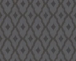 Tapete Vlies Kariert Schwarz Tessuto 96197-5