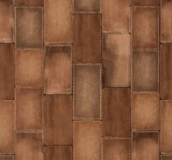 Tapete Vlies Leder-Optik Kupfer Rasch Wild 475845
