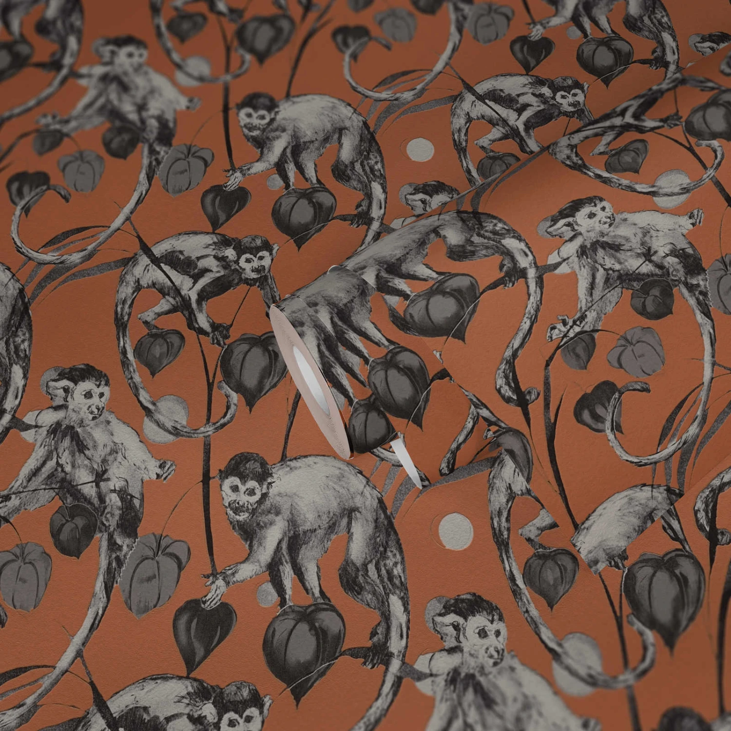 A.S. Creation Tapete Vlies Michalsky Dschungel Affen Orange 37982-4 4 A.S. Creation Tapete Vlies Michalsky Dschungel Affen Orange 37982-4 – Bild 2