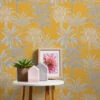 A.S. Creation Tapete Vlies Michalsky Floral Palmen Gelb Grau 37983-3 -Tapetengeschäft Tapete Vlies Michalsky Floral Palmen gelb grau 37983 3 63208869
