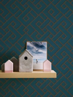 A.S. Creation Tapete Vlies Michalsky Geometrisch Grün Schwarz 37984-3