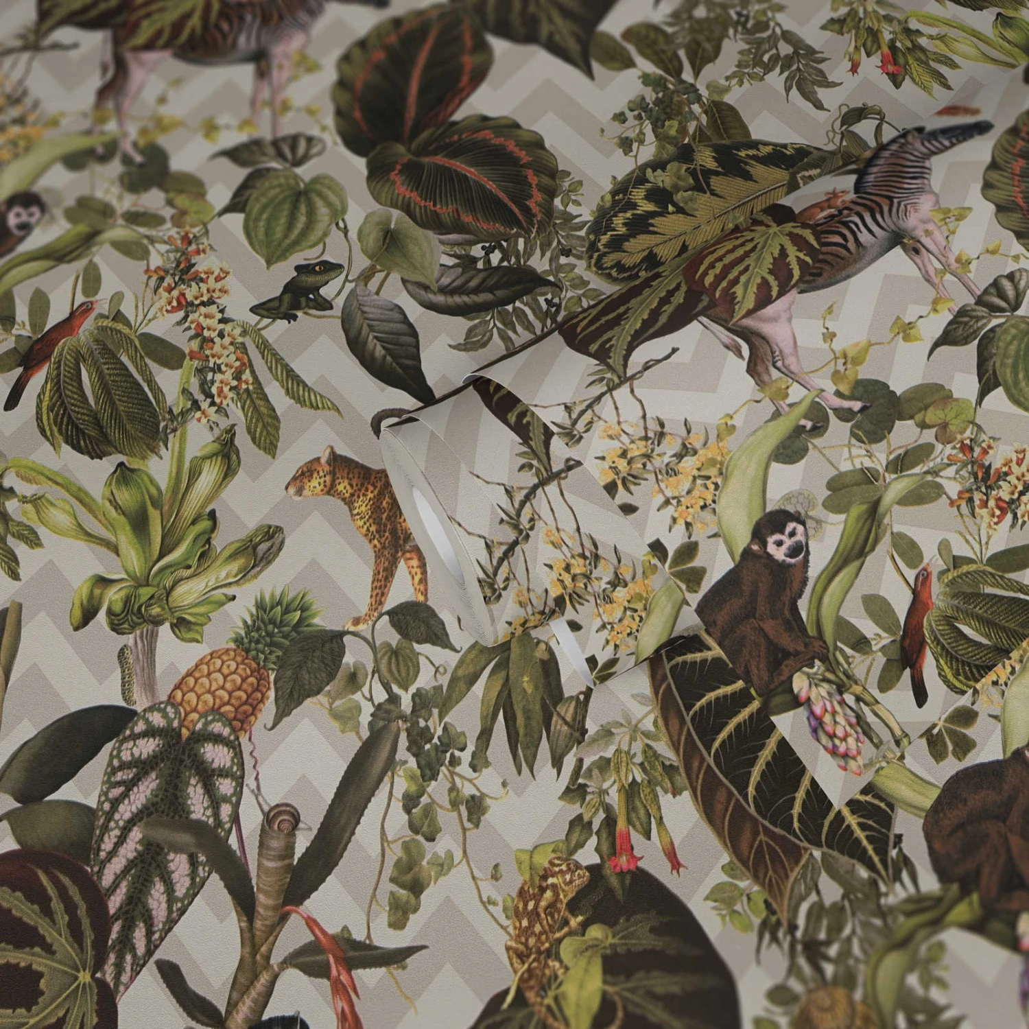 A.S. Creation Tapete Vlies Michalsky Pflanzen Beige Grün 37990-3 4 A.S. Creation Tapete Vlies Michalsky Pflanzen Beige Grün 37990-3 – Bild 2