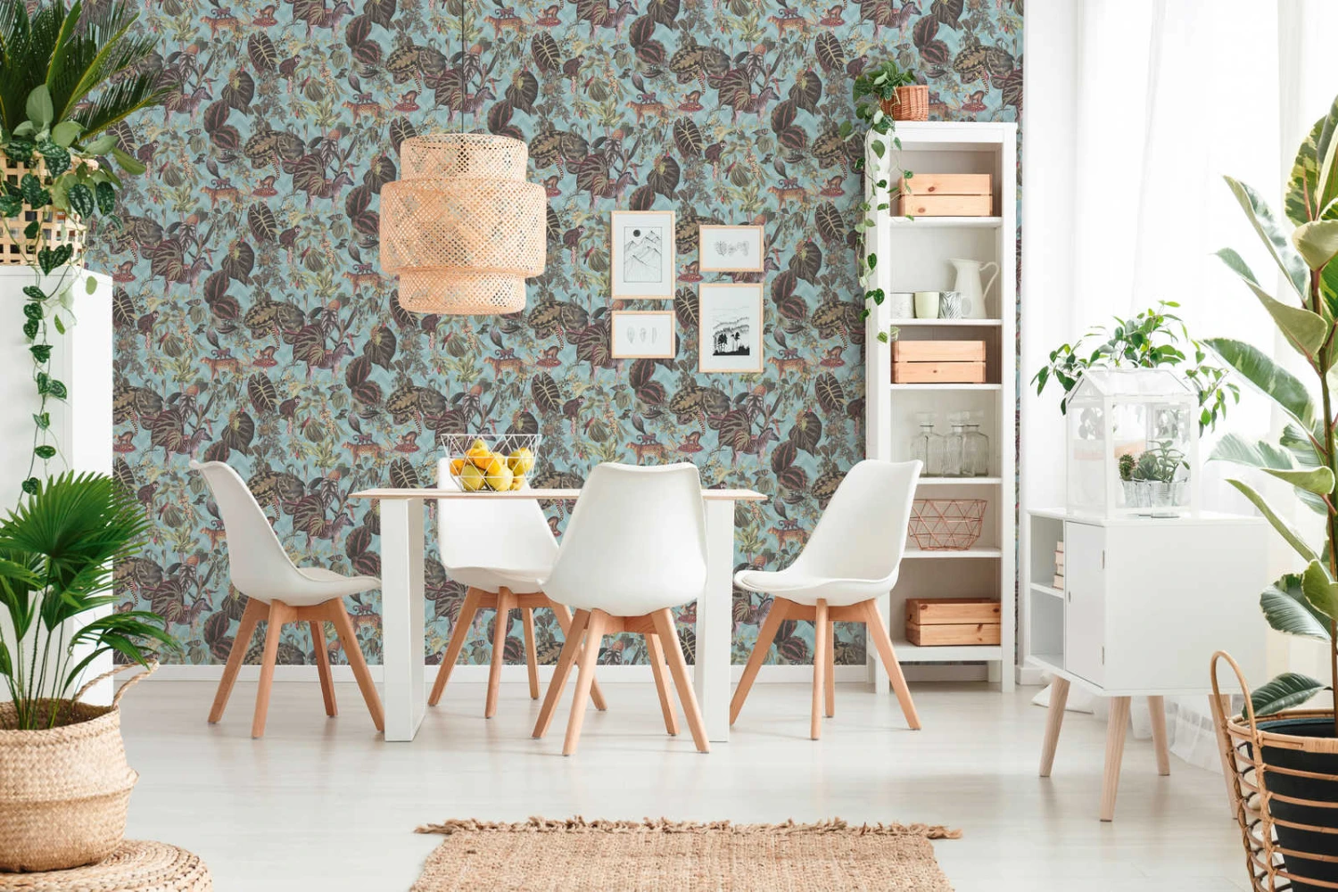 A.S. Creation Tapete Vlies Michalsky Pflanzen Blau Grün 37990-4 6 A.S. Creation Tapete Vlies Michalsky Pflanzen Blau Grün 37990-4 – Bild 4