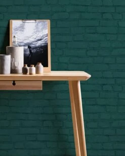 Tapete Vlies Neue Bude 37414-5 Steinmauer Grün -Tapetengeschäft Tapete Vlies Neue Bude 37414 5 Steinmauer gruen 63202696