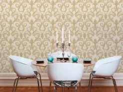 Tapete Vlies Architects Paper Ornament Creme Glanz 95892-5 -Tapetengeschäft Tapete Vlies Ornament creme Metallic 95892 5 177 2