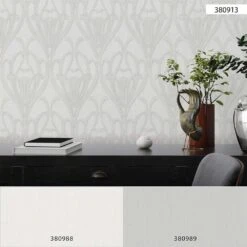 Tapete Vlies Ornamente Klassik Creme-weiß 38091-3 -Tapetengeschäft Tapete Vlies Ornamente Klassik creme weiss 38091 3 63209818 1