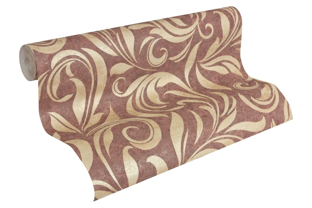 Tapete Vlies Architects Paper Ranken Rotbraun Glanz 95940-3 4 Tapete Vlies Architects Paper Ranken Rotbraun Glanz 95940-3 – Bild 2