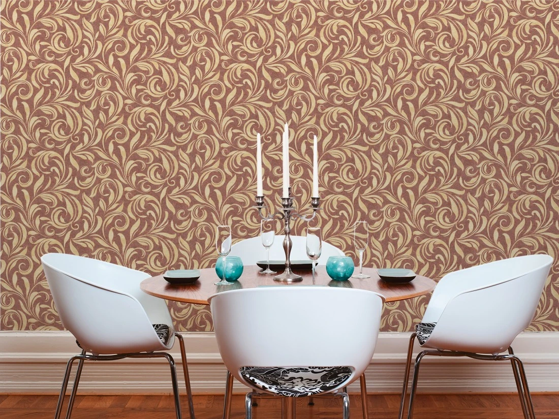 Tapete Vlies Architects Paper Ranken Rotbraun Glanz 95940-3 5 Tapete Vlies Architects Paper Ranken Rotbraun Glanz 95940-3 – Bild 3