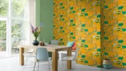 Tapete Vlies Rasch Blätter Vögel Gelb Grün 539448 -Tapetengeschäft Tapete Vlies Rasch Blaetter Voegel gelb gruen 539448 63208795 2