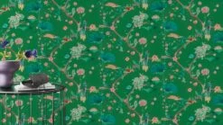 Tapete Vlies Rasch Blätter Vögel Grün Rosa 539455 8 Tapete Vlies Rasch Blätter Vögel Grün Rosa 539455 -Tapetengeschäft Tapete Vlies Rasch Blaetter Voegel gruen rosa 539455 63208796 3