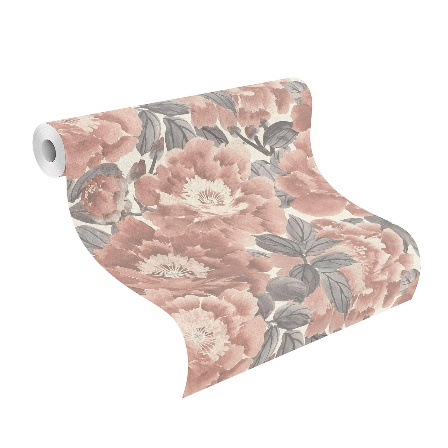 Tapete Vlies Rasch Blumen Floral Altrosa Grau 408331 3 Tapete Vlies Rasch Blumen Floral Altrosa Grau 408331