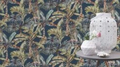 Tapete Vlies Rasch Dschungel Blätter Grün Blau 485288 5 Tapete Vlies Rasch Dschungel Blätter Grün Blau 485288 -Tapetengeschäft Tapete Vlies Rasch Dschungel Blaetter gruen blau 485288 63211669 1