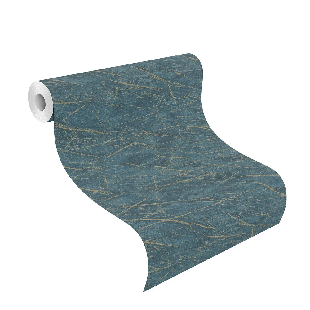 Tapete Vlies Rasch Marmor Dunkelblau Metallic 428957 3 Tapete Vlies Rasch Marmor Dunkelblau Metallic 428957
