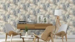 Tapete Vlies Rasch Patchwork Dreiecke Blau Grau 617955 -Tapetengeschäft Tapete Vlies Rasch Patchwork Dreiecke blau grau 617955 63207419 3