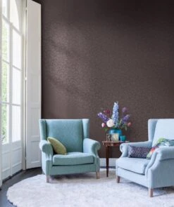 Tapete Vlies Rasch Textil Ranken Braun Glitzer 227900 -Tapetengeschäft Tapete Vlies Rasch Textil Ranken braun Glitzer 2 1