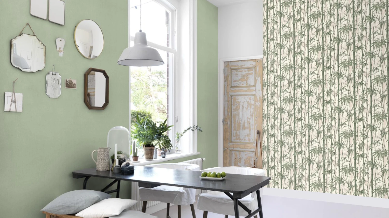 Tapete Vlies Rasch Uni Textil Grün 484588 4 Tapete Vlies Rasch Uni Textil Grün 484588 – Bild 2