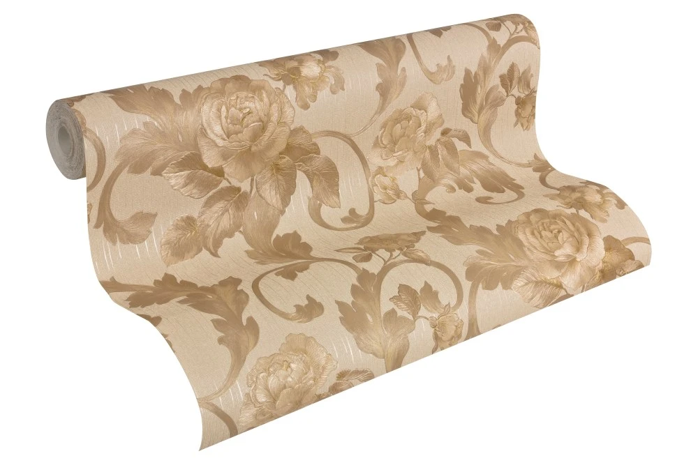 Tapete Vlies Architects Paper Rosen Beigebraun Glanz 95983-5 4 Tapete Vlies Architects Paper Rosen Beigebraun Glanz 95983-5 – Bild 2