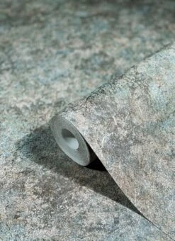 Tapete Vlies Stein Patina Grau Beige Metallic 85726 -Tapetengeschäft Tapete Vlies Stein Patina grau gruen Metallic 85726 63210229 3