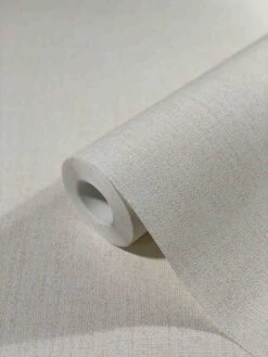 Tapete Vlies Textil-Design Einfarbig Gelb-beige 32667