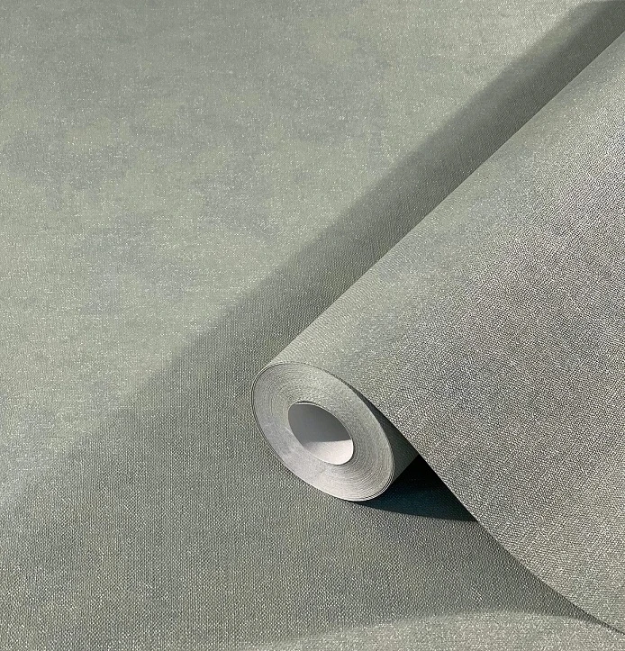 Tapete Vlies Textil-Optik Grün-grau Metallic 32415 4 Tapete Vlies Textil-Optik Grün-grau Metallic 32415 – Bild 2