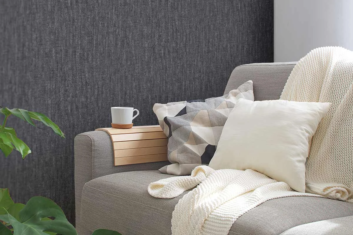 Tapete Vlies Uni Vintage Anthrazit Silber Glanz 38205-2 6 Tapete Vlies Uni Vintage Anthrazit Silber Glanz 38205-2 – Bild 4