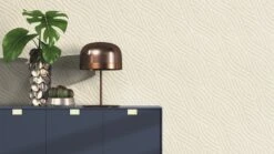 Tapete Vlies Wellen-Design Creme Beige Rasch 704532 -Tapetengeschäft Tapete Vlies Wellen Design creme beige Rasch 704532 63208725 3