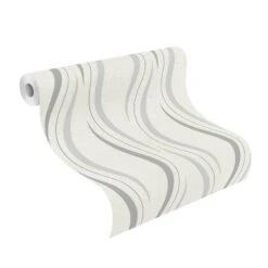 Tapete Vlies Wellen Grafik Weiß Glanz Rasch 476514 6 Tapete Vlies Wellen Grafik Weiß Glanz Rasch 476514 -Tapetengeschäft Tapete Vlies Wellen Grafik weiss Glanz Rasch 476 2