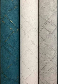 A.S. Creation Tapete Vlies Abstrakt Karo Cremegrau 36881-3 -Tapetengeschäft Tapete Vlies abstrakt Raute cremegrau 36881 3 190798 3