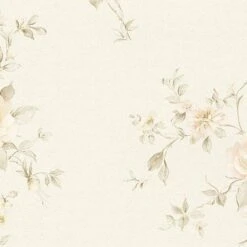 A.S. Creation Tapete Vlies Rosenblumen Creme Grau Beige 3723-38 -Tapetengeschäft Tapete aus Vlies 3723 38 Rosenblumen creme grau beige 63202985 3
