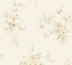 Tapetengeschäft 28 Tapetengeschäft -Tapetengeschäft Tapete aus Vlies 3723 38 Rosenblumen creme grau beige 63202985 4