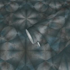 A.S. Creation Tapete Vlies 3D Dreiecke Blau Grau Silber 38692-4 -Tapetengeschäft Tapeten Musterartikel 38692 4 63211180