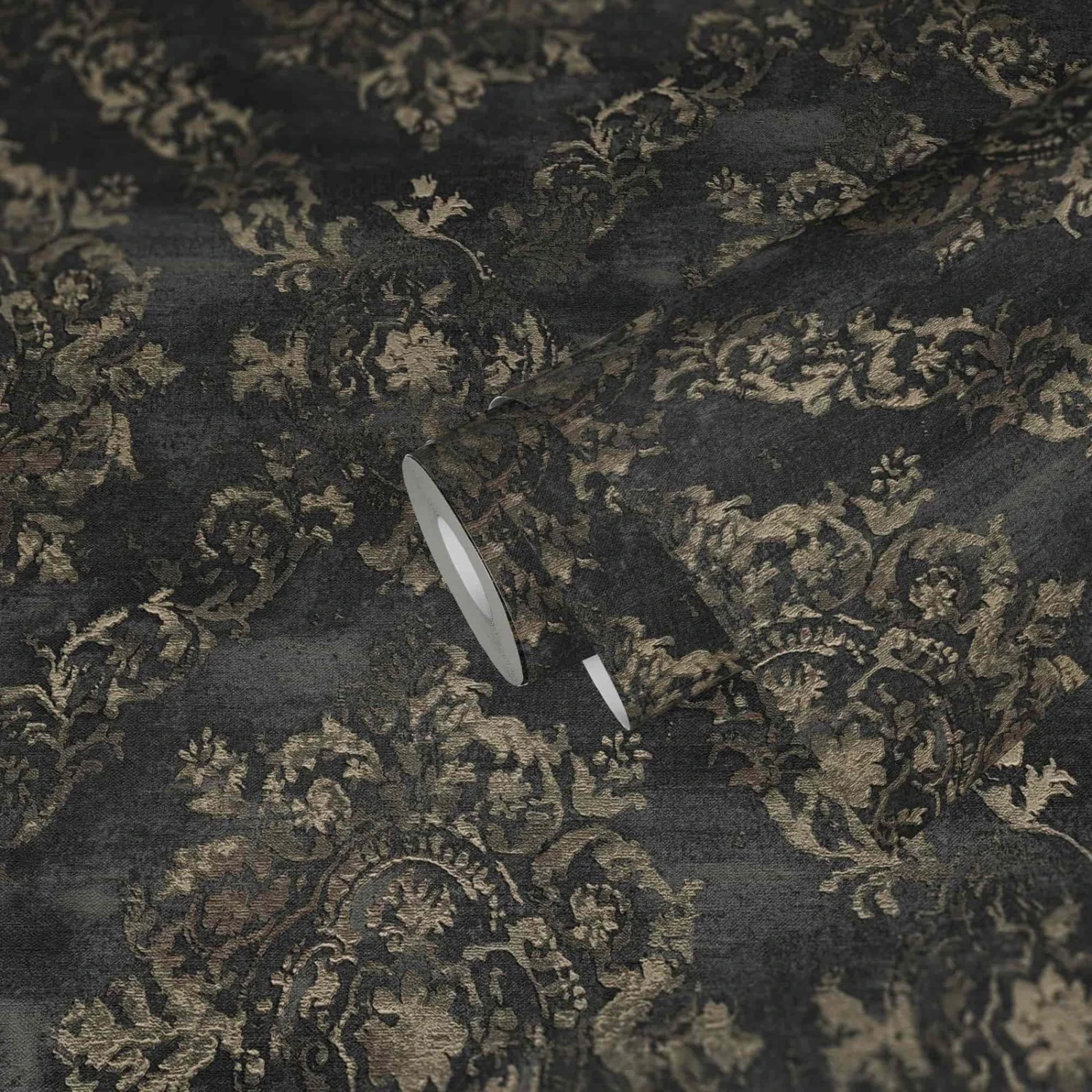 A.S. Creation Tapete Vlies Ornamente Anthrazit Beige 38707-4 7 A.S. Creation Tapete Vlies Ornamente Anthrazit Beige 38707-4 – Bild 5