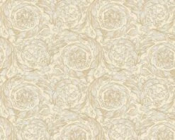 Versace Home Tapete Ornamente Barock Gold Creme 93583-1