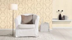 Vlies Tapete Barock Beigegold Creme Rasch 525427 -Tapetengeschäft Vlies Tapete Barock beigegold creme Rasch 525427 3