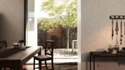 Vlies Tapete Blätter Braungrau Hygge Livingwalls 36397-4 -Tapetengeschäft Vlies Tapete Blaetter baungrau Hygge livingwalls 3