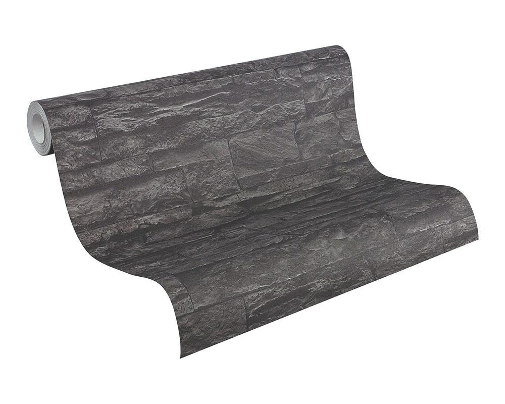 A.S. Creation Vlies Tapete Steinoptik Schwarz AS Creation 7071-23 5 A.S. Creation Vlies Tapete Steinoptik Schwarz AS Creation 7071-23 – Bild 3