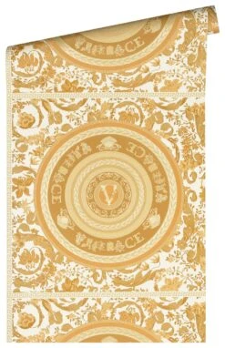 Versace Vliestapete 38705-4 Floral Medusa Weiß Gold 10 Versace Vliestapete 38705-4 Floral Medusa Weiß Gold -Tapetengeschäft Vliestapete 38705 4 Floral Medusa Weiss Gold VERSACE Home Tapete 63213751 1