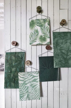 Neue Produkte -Tapetengeschäft Vliestapete Aquarell Blaetter dunkelgruen 139004 193251 1