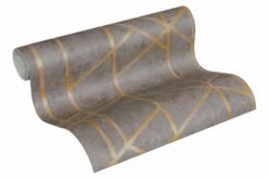 Vliestapete Beton Grafik Dunkelgrau Gold Glanz 36928-1 8 Vliestapete Beton Grafik Dunkelgrau Gold Glanz 36928-1 -Tapetengeschäft Vliestapete Beton Grafik grau Glanz 36928 1 191366 2